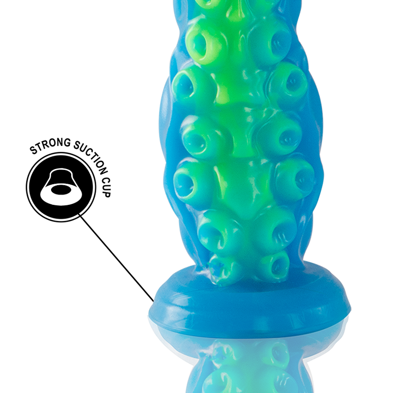 Dildo de Tentáculo Fluorescente Scylla Pequeño