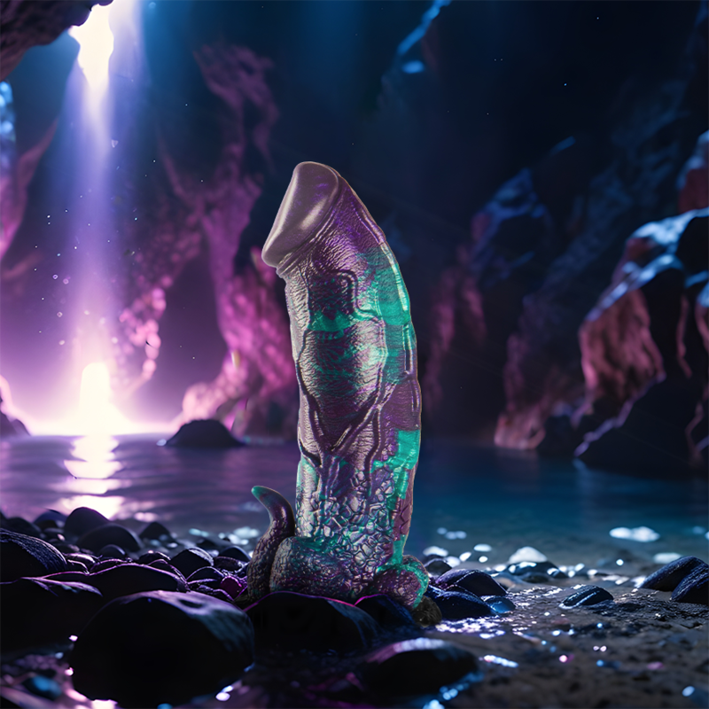 Basilisk Double Scaly Pleasure Dildo