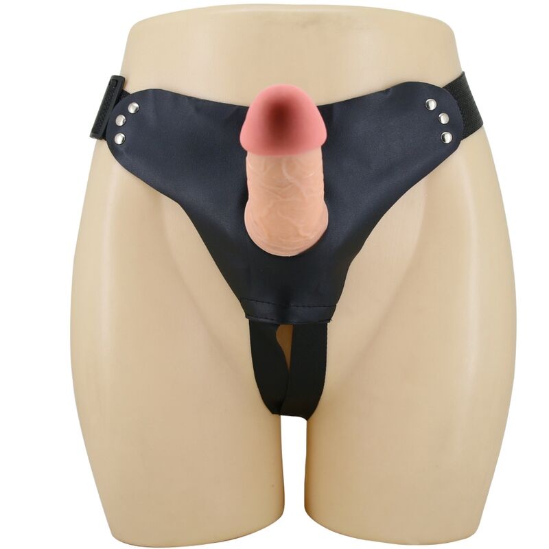 Cuecas com Arnês e Dildo de 19cm
