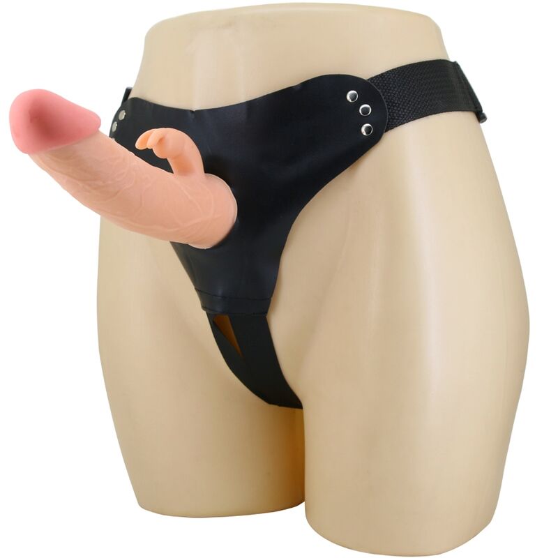Cuecas com Arnês e Dildo de 19cm