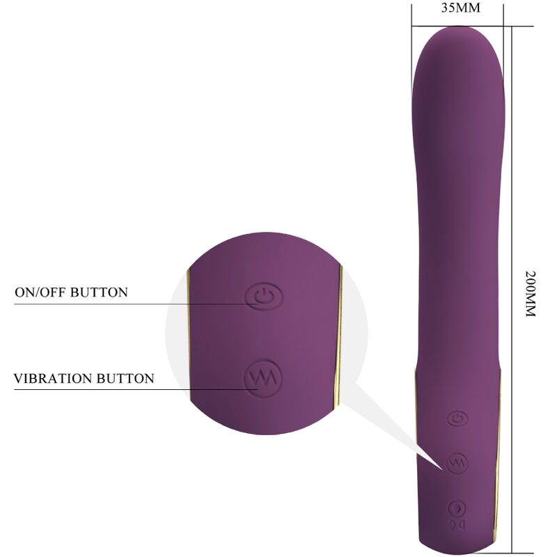 Ethan Rechargeable Vibrator - Lila