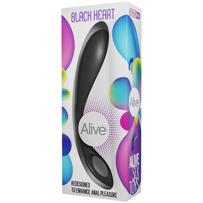 Black Heart Teal Anal Stimulator