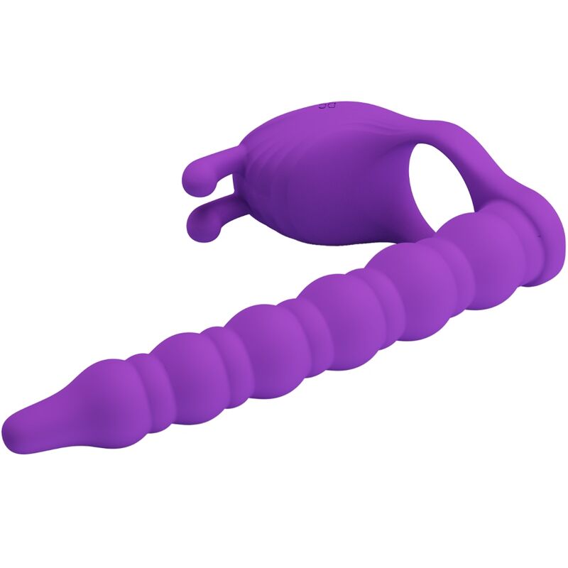 Blackney Vibrating Penis Ring with Plug