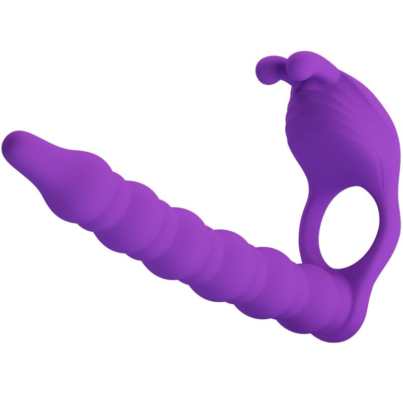 Blackney Vibrating Penis Ring with Plug