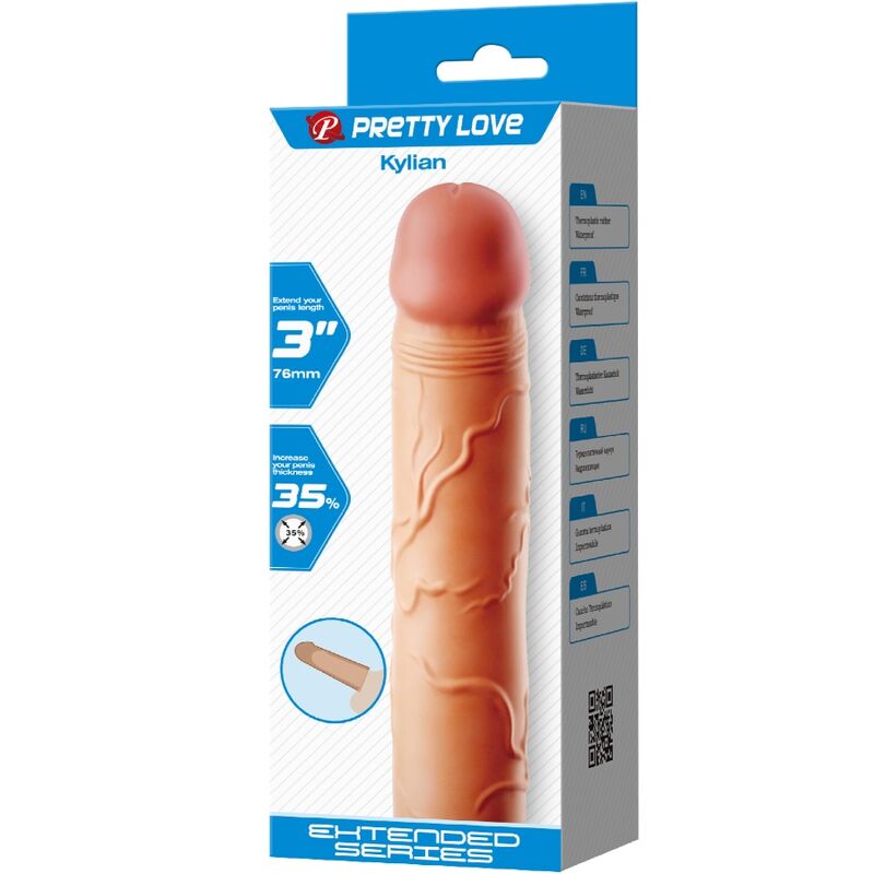 Kylian Penis Extender Cover - Flesh