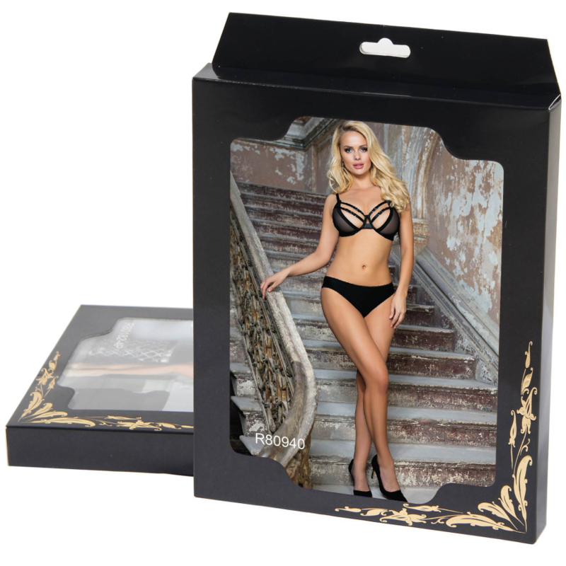 Transparent Two-Piece Lingerie Set