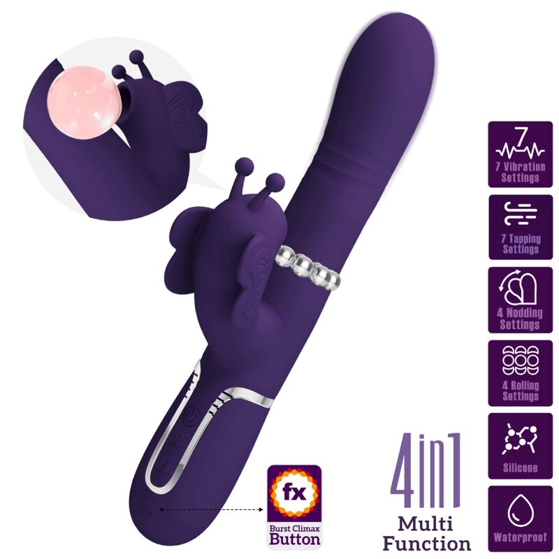 Multifunction 4-in-1 Rabbit Vibrator