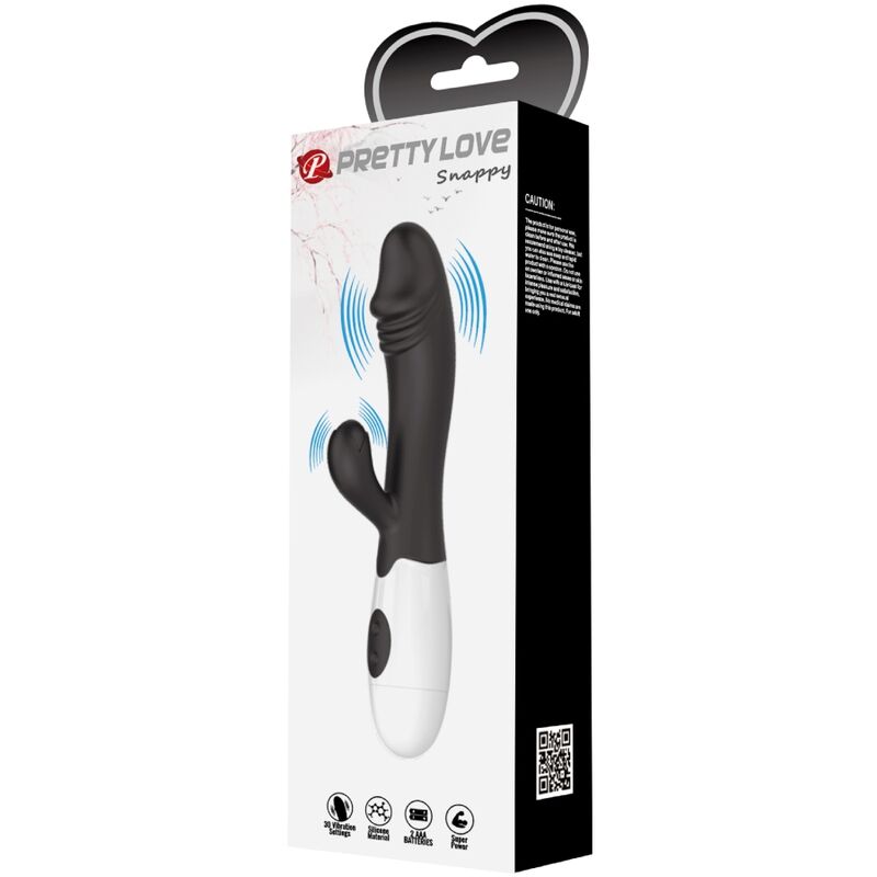 Vibrador para Punto G Snappy - Negro