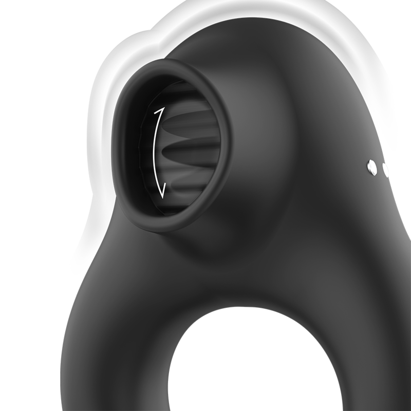 Triple Motor Rechargeable Silicone Vibrator Ring