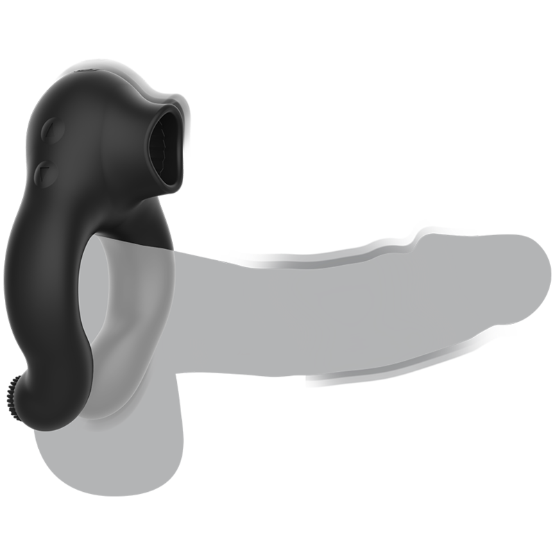 Triple Motor Rechargeable Silicone Vibrator Ring