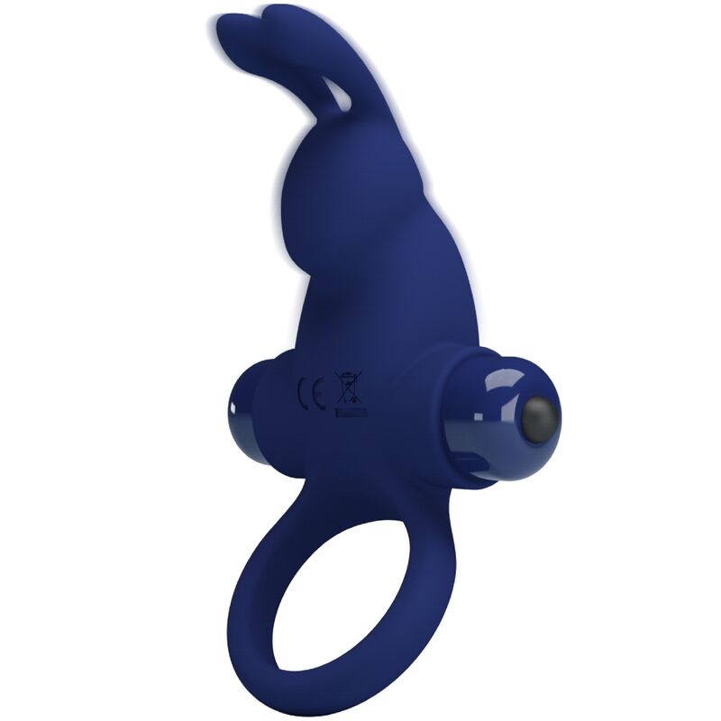 Jiro Rabbit Vibrating Ring - Blue