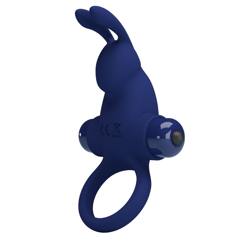 Jiro Rabbit Vibrating Ring - Blue