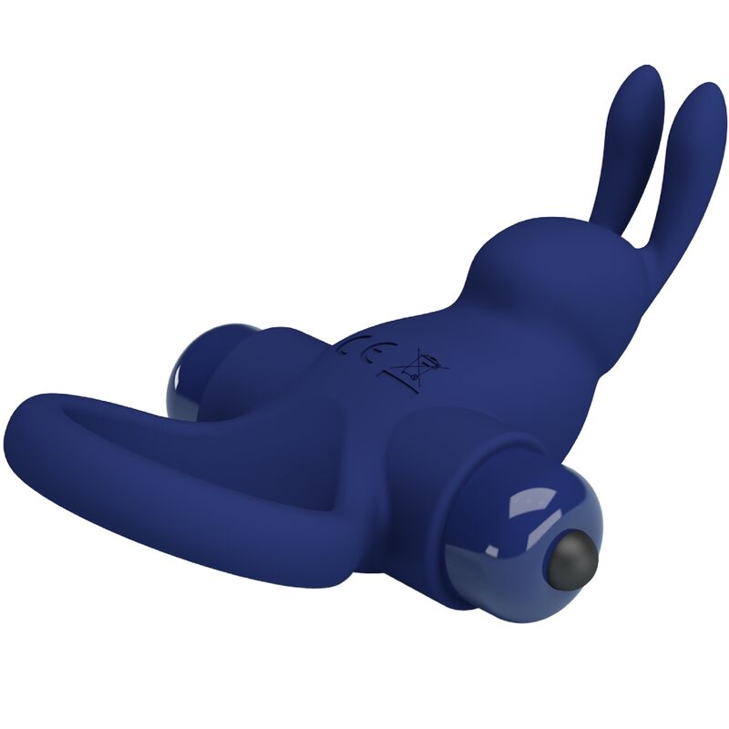 Jiro Rabbit Vibrating Ring - Blue