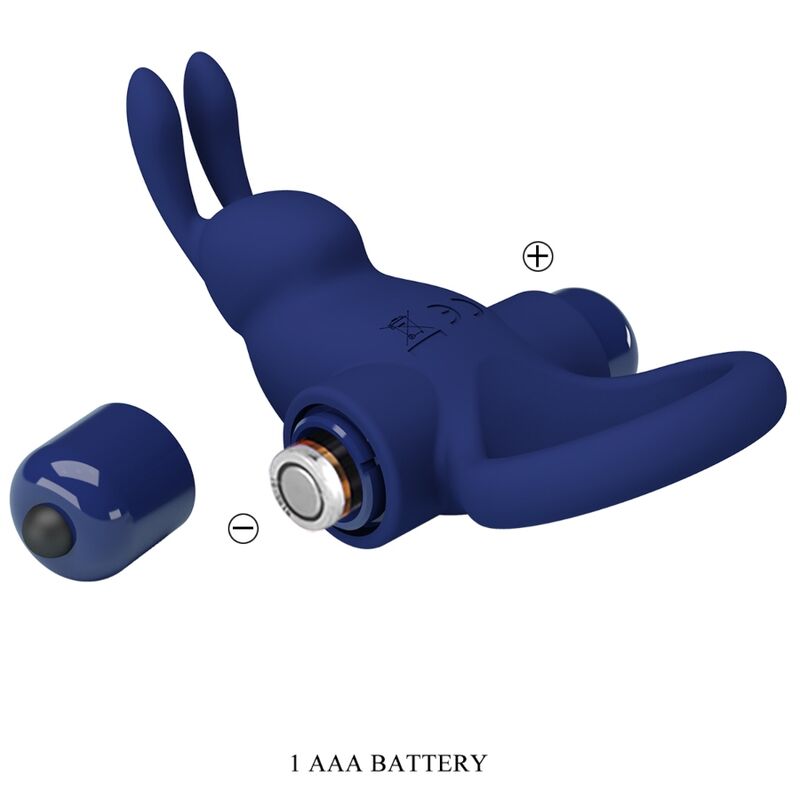 Jiro Rabbit Vibrating Ring - Blue