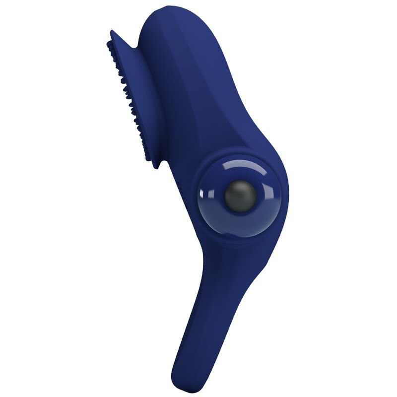Vibrating Palle Cock Ring - Blue