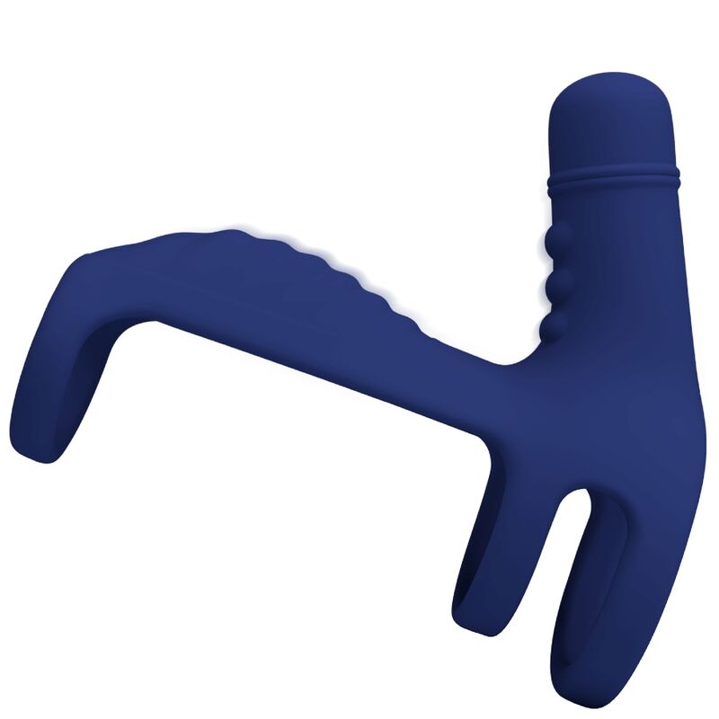 Elish Blue Vibrating Cock Ring Extension