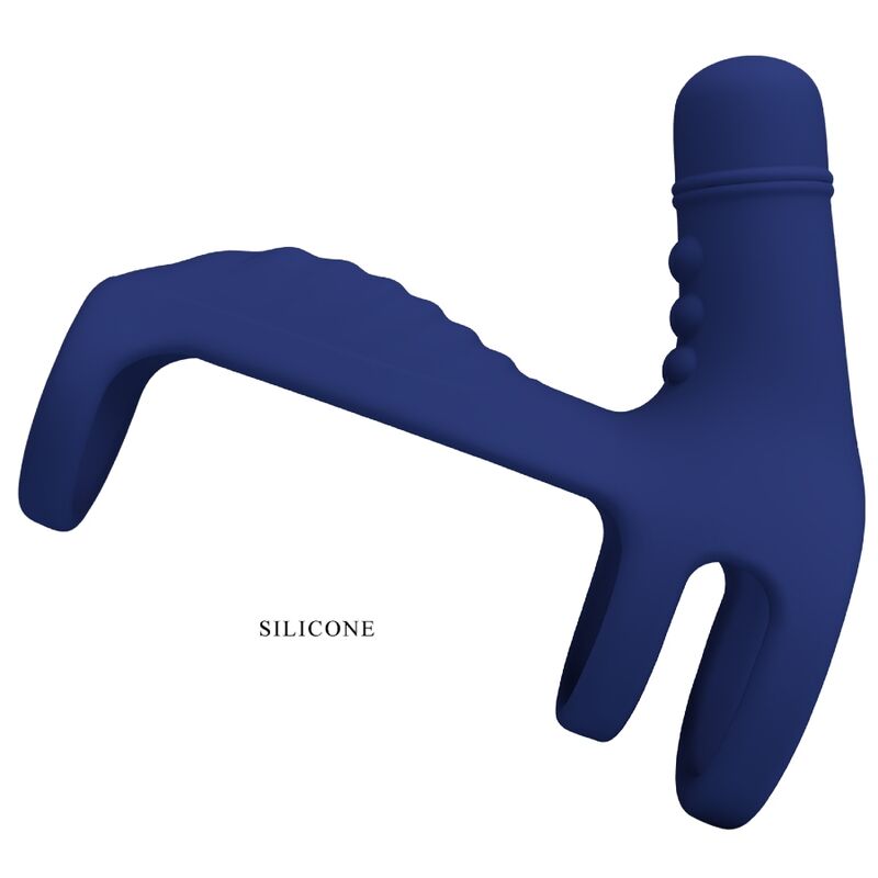 Elish Blue Vibrating Cock Ring Extension