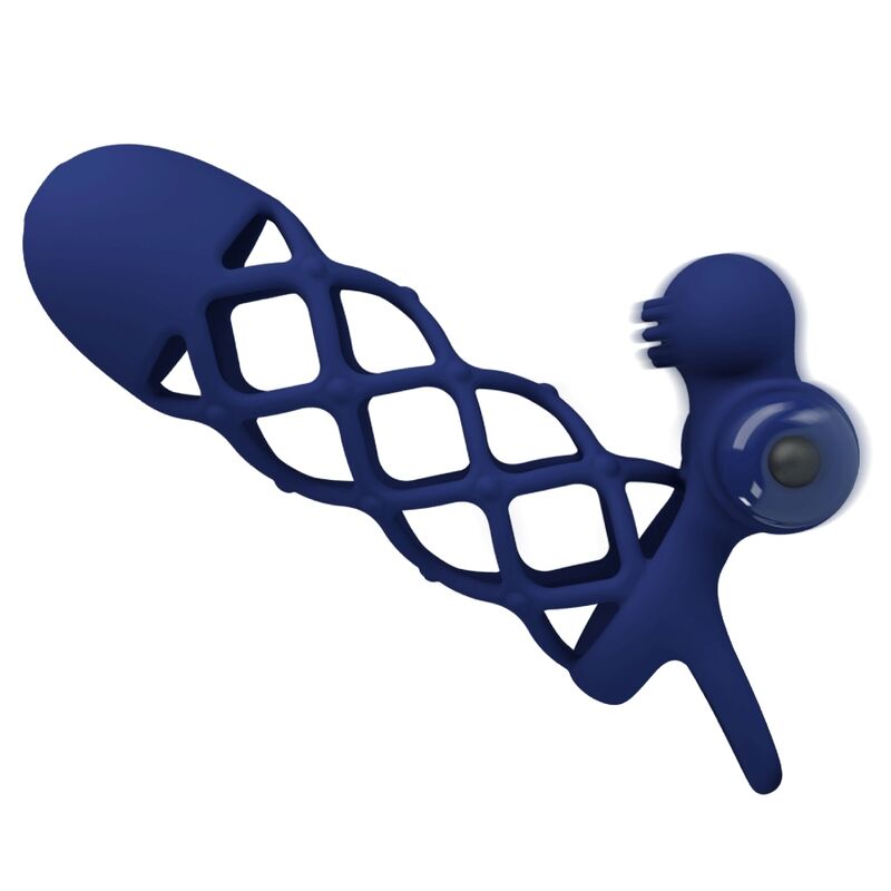 Giann Vibrating Silicone Ring - Blue