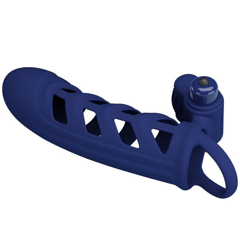 Altaf Silicone Vibrating Ring - Blue
