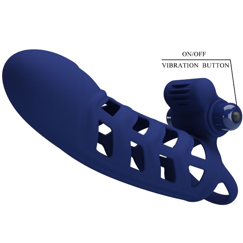 Altaf Silicone Vibrating Ring - Blue