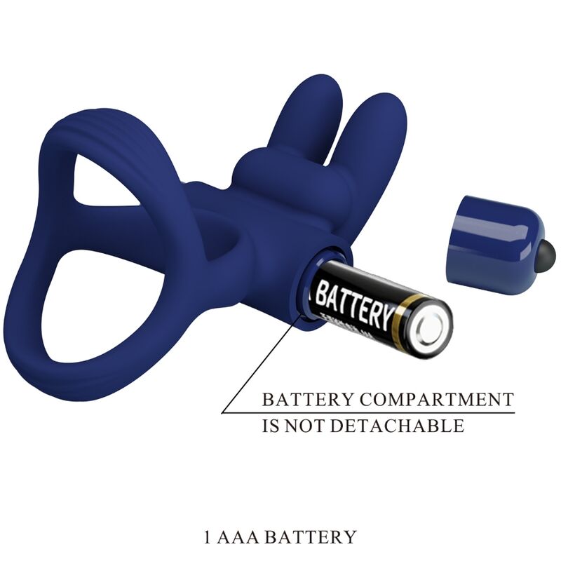 Francisco Blue Vibrating Rabbit Ring