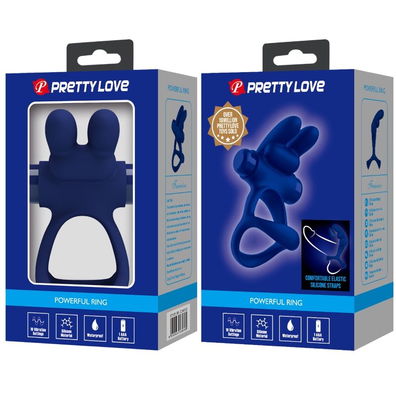 Francisco Blue Vibrating Rabbit Ring