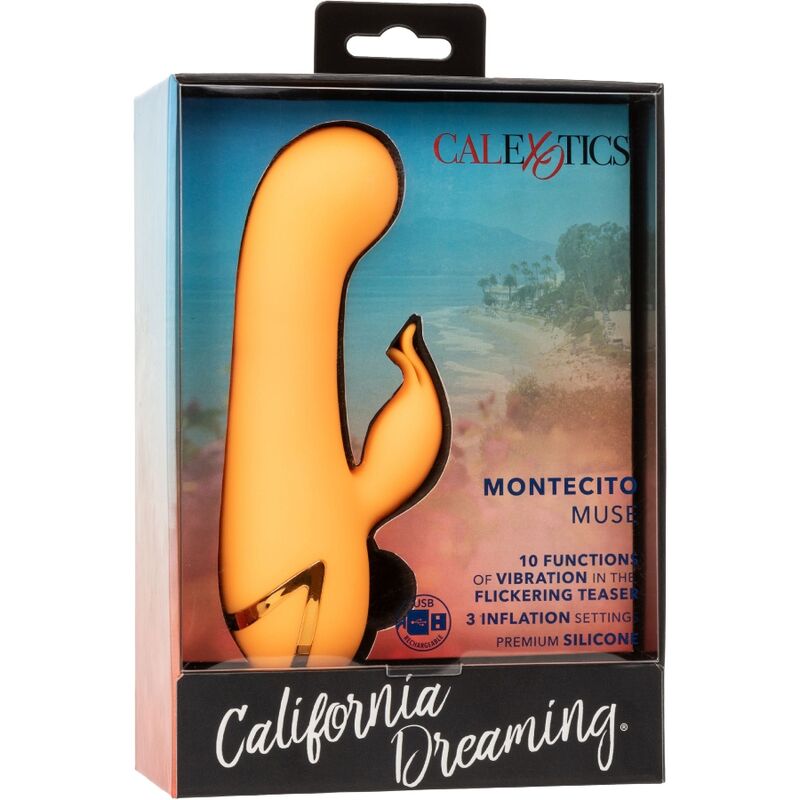 Montecito Muse Rabbit Vibrator - Orange