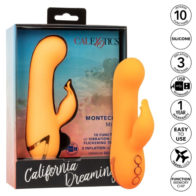 Montecito Muse Rabbit Vibrator - Orange