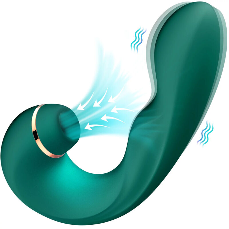 Green Flexible Dual Stimulation Vibrator