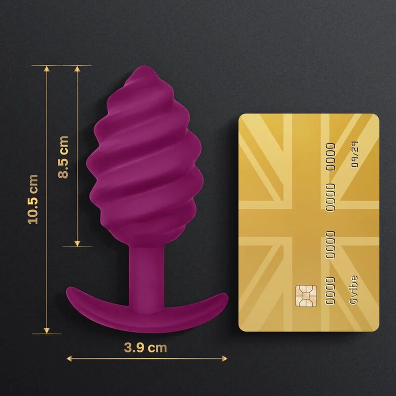 Gplug Twist 2 Purple Anal Plug