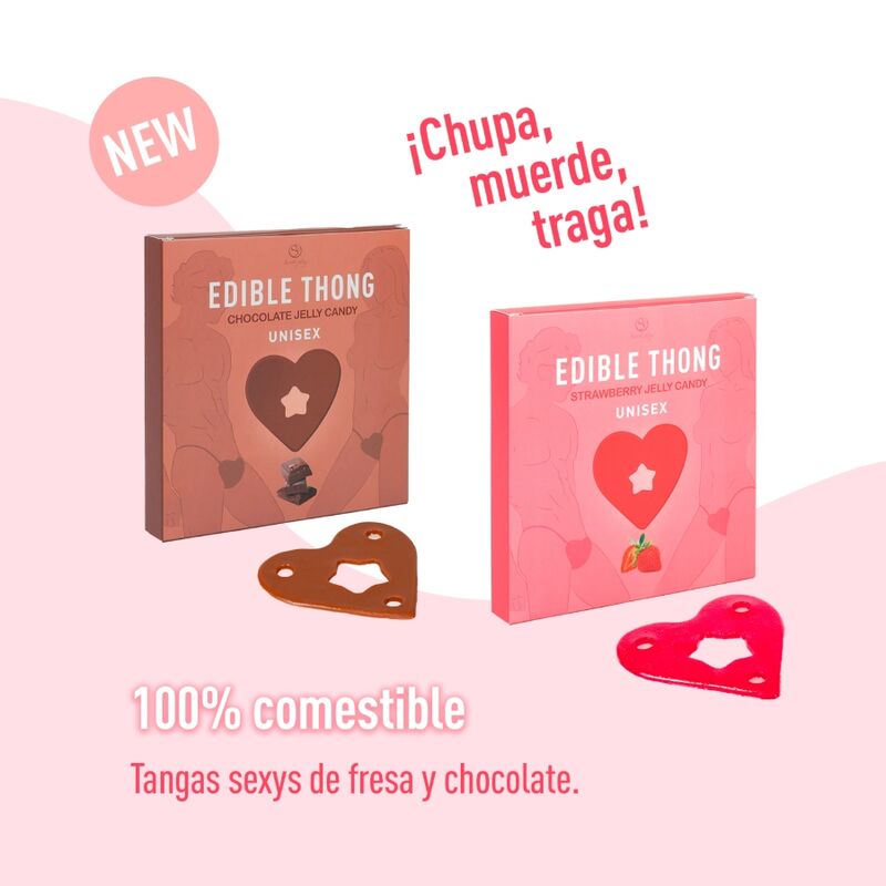 Tanga Comestível de Lingerie em Chocolate