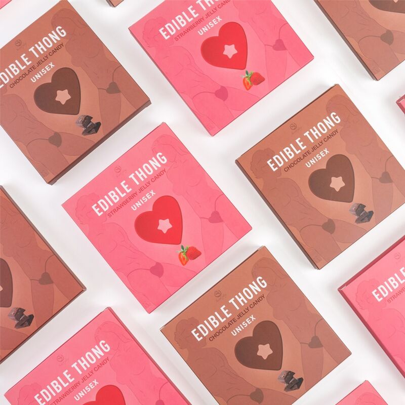 Tanga Comestível de Lingerie em Chocolate