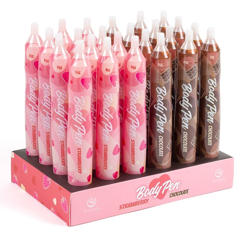 Strawberry Flavored Edible Body Pen