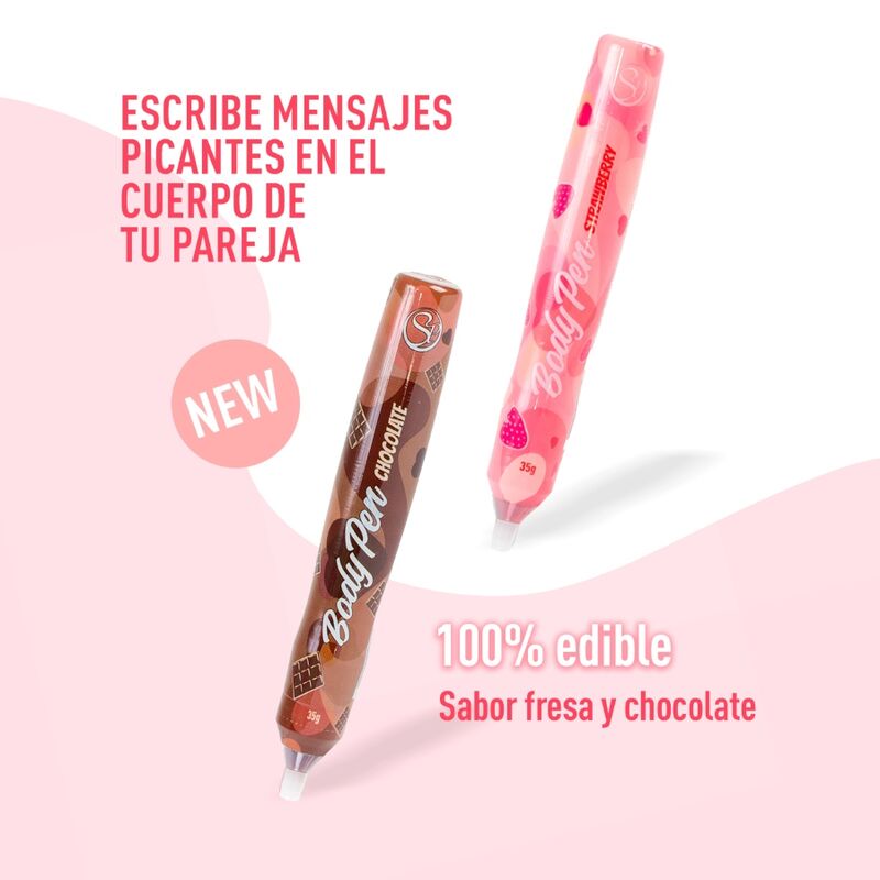 Strawberry Flavored Edible Body Pen