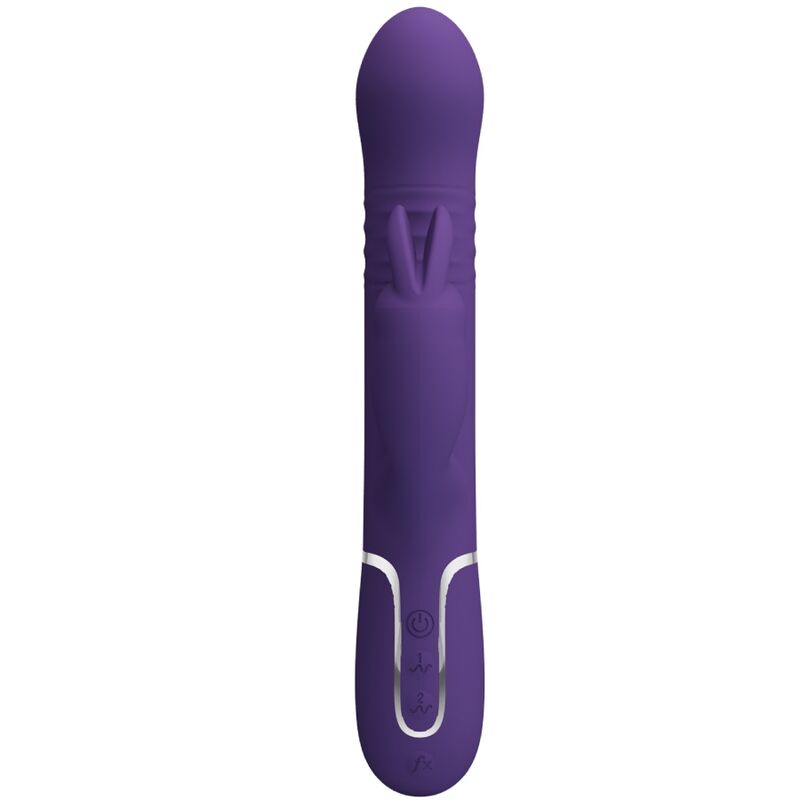 Vibrador Rabbit Coale 4 en 1 - Púrpura