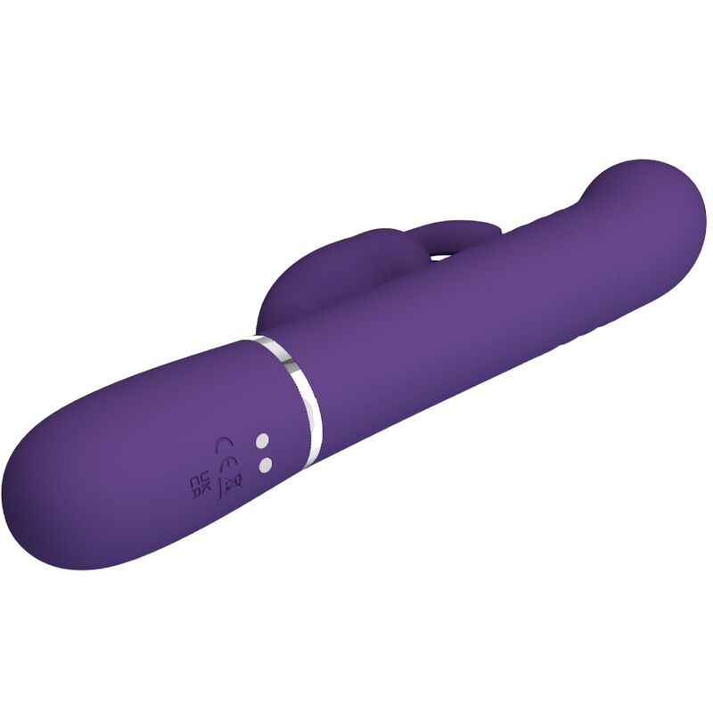 Vibrador Rabbit Coale 4 en 1 - Púrpura