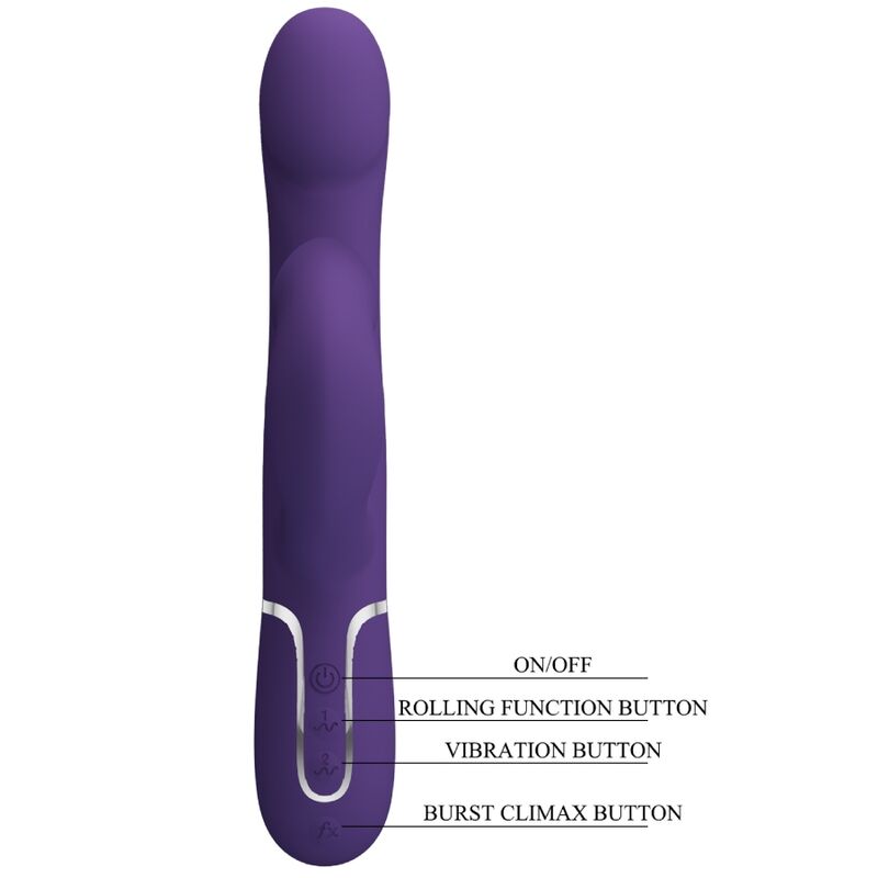 Zalin 4-in-1 Purple Rabbit Vibrator