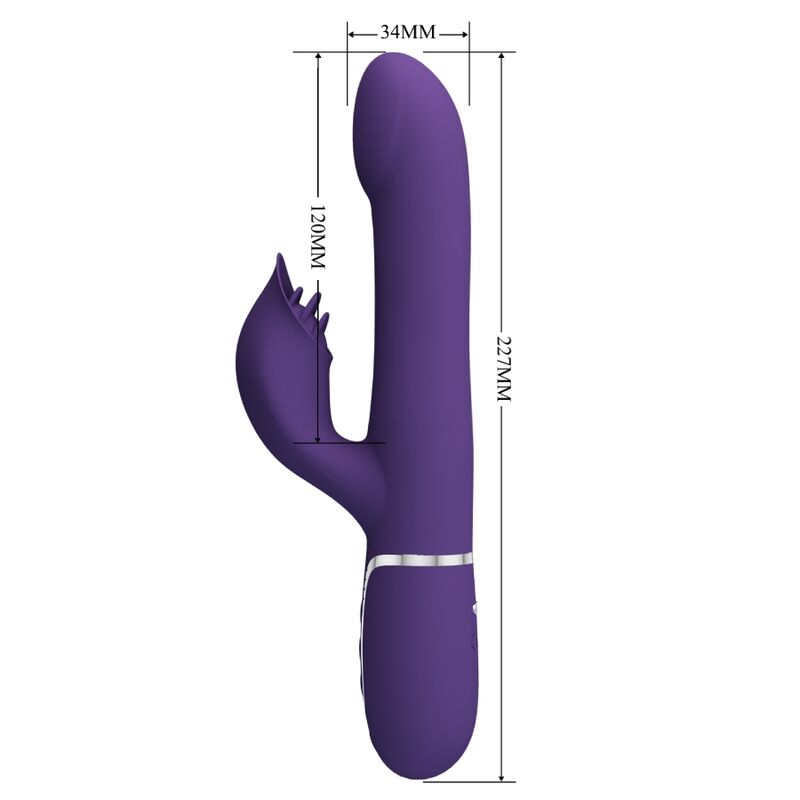 Zalin 4-in-1 Purple Rabbit Vibrator