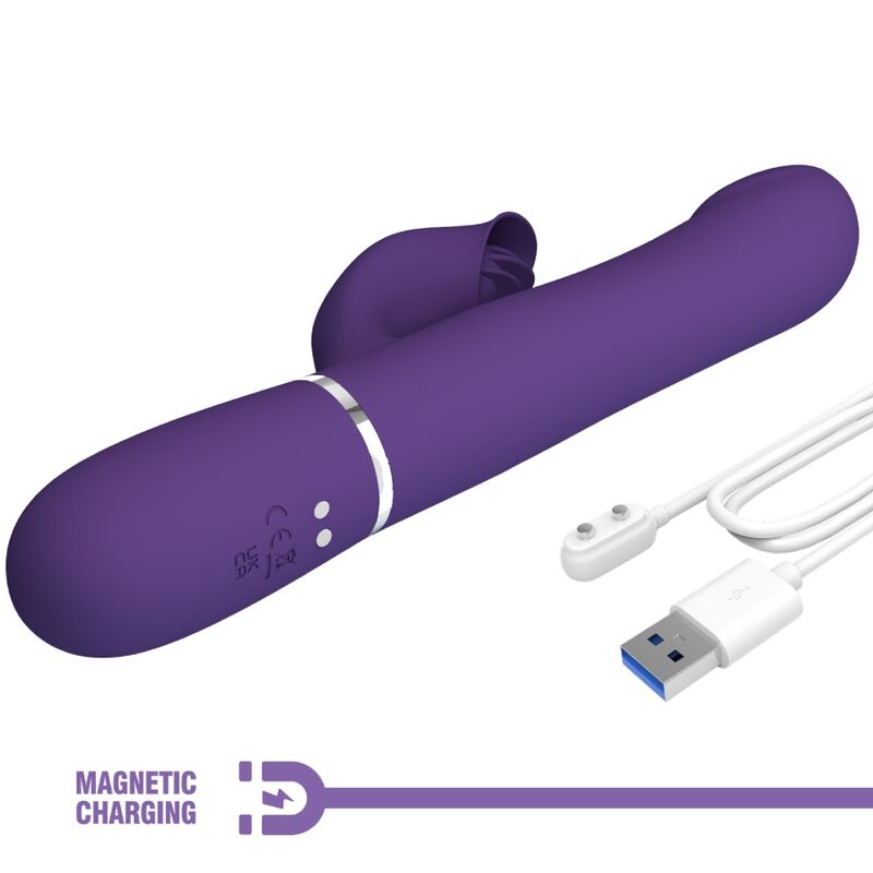 Zalin 4-in-1 Purple Rabbit Vibrator