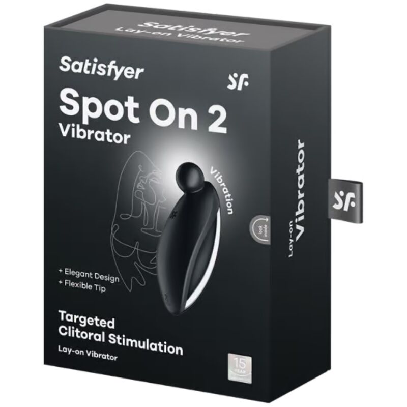 Spot On 2 Lay-On Vibrator Black