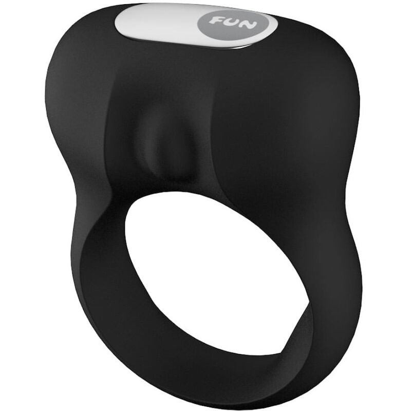 Black Steady Vibration Cock Ring