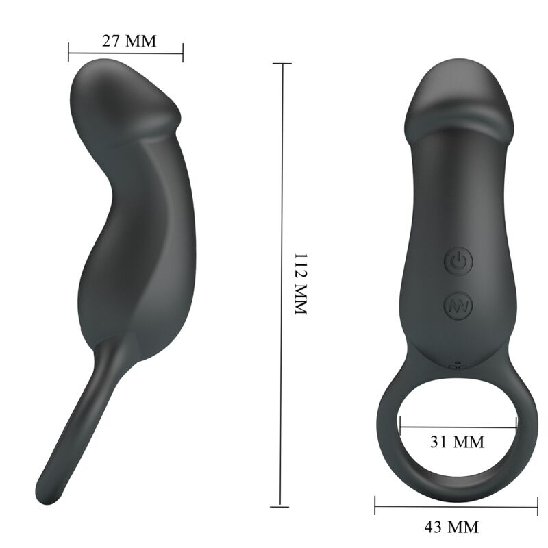 Trae Vibrating Ring With Stimulator