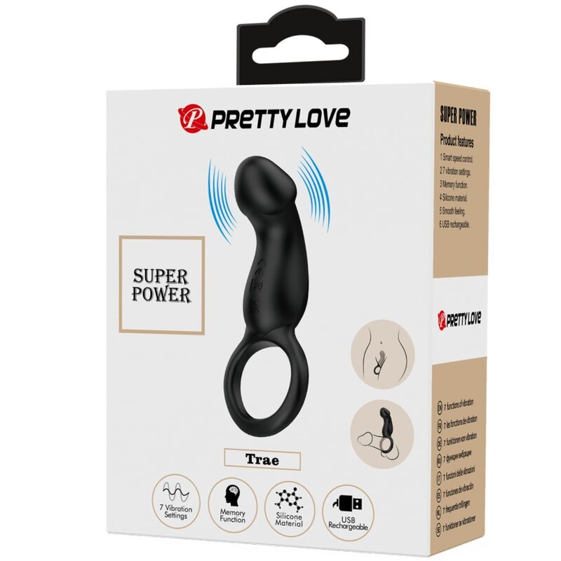 Trae Vibrating Ring With Stimulator