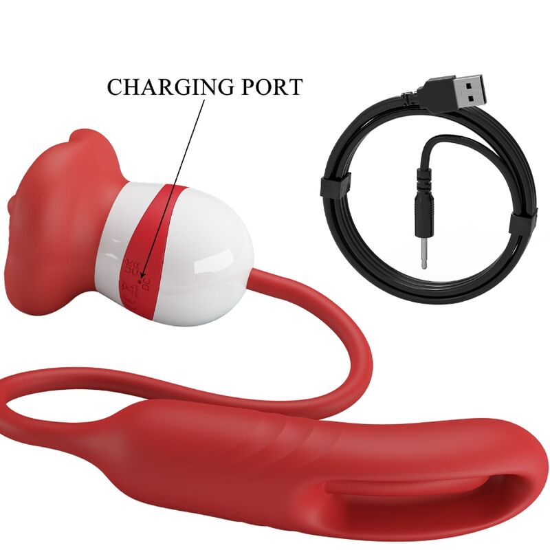 Masturbador Bucal Rojo Alyss