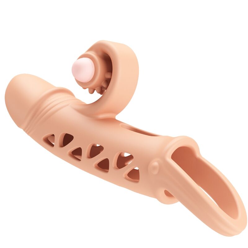 Flesh Extended Sleeve Penis Enhancer