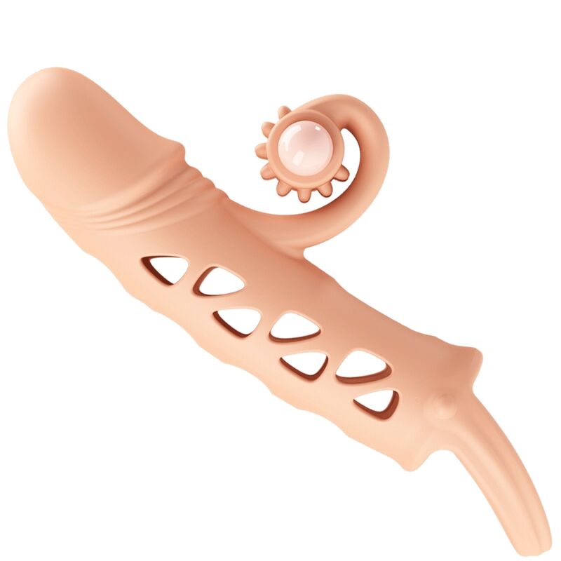Flesh Extended Sleeve Penis Enhancer