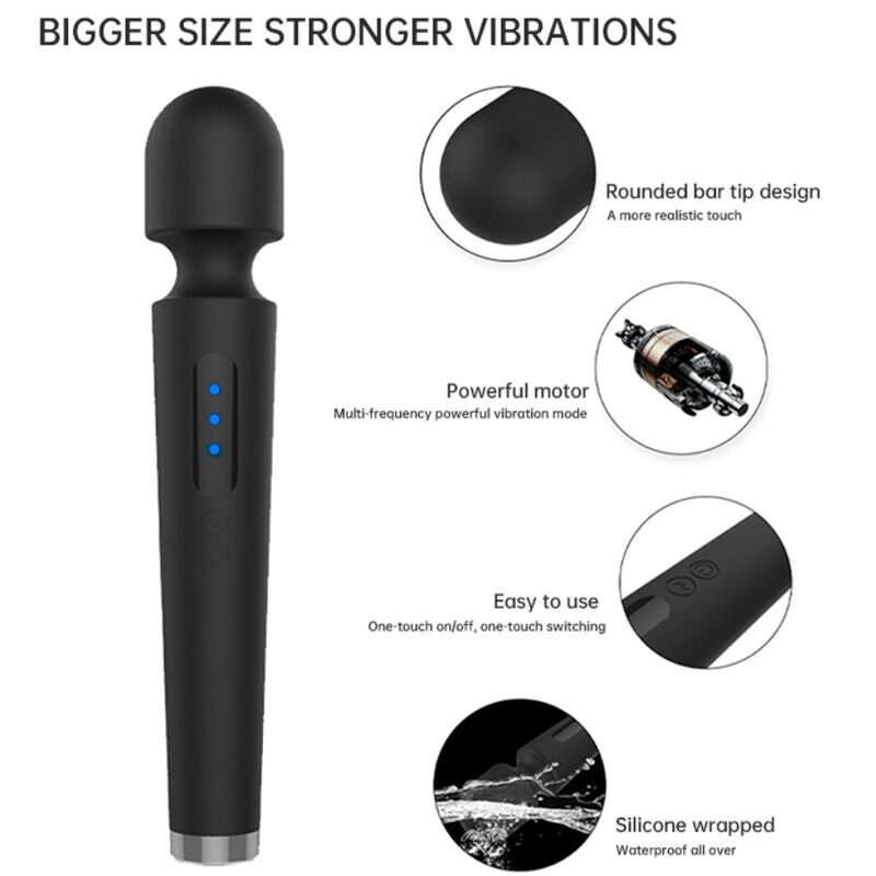 X Power Large Vibrating Massager - 7 Modes