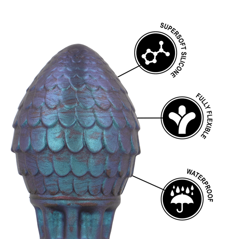 Vrakos Dragon Egg Anal Plug - Large