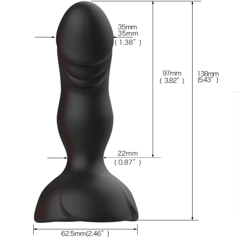Bloom Rose Vibrator & Anal Plug Set