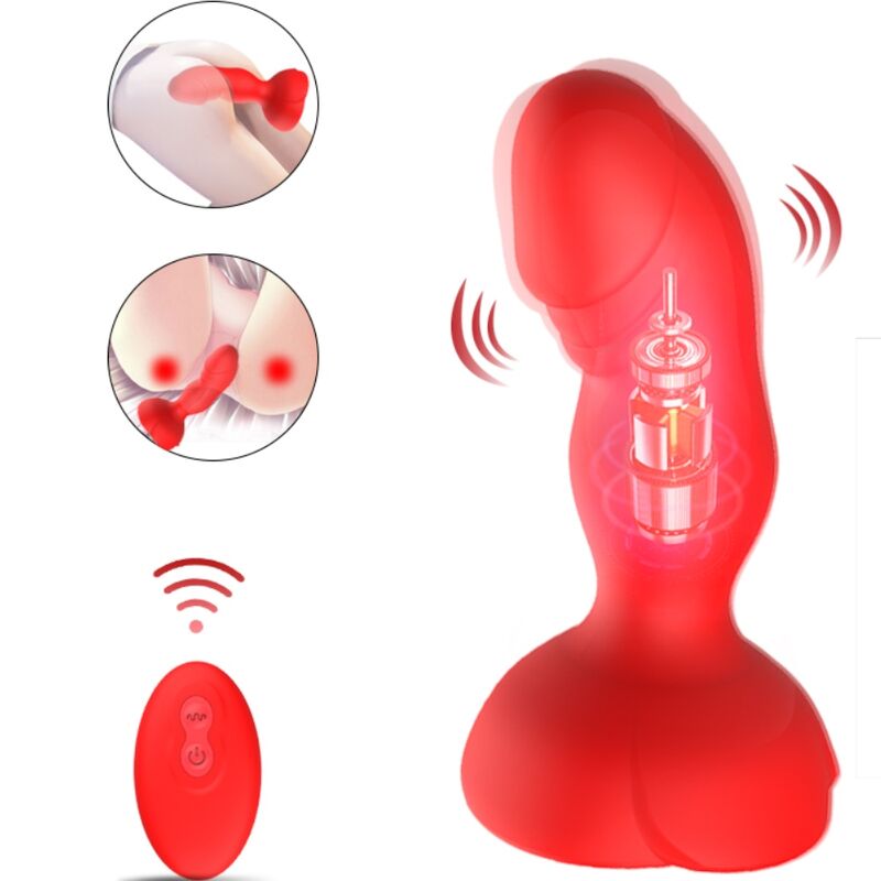 A Bloom Rose Vibrator & Anal Plug Set